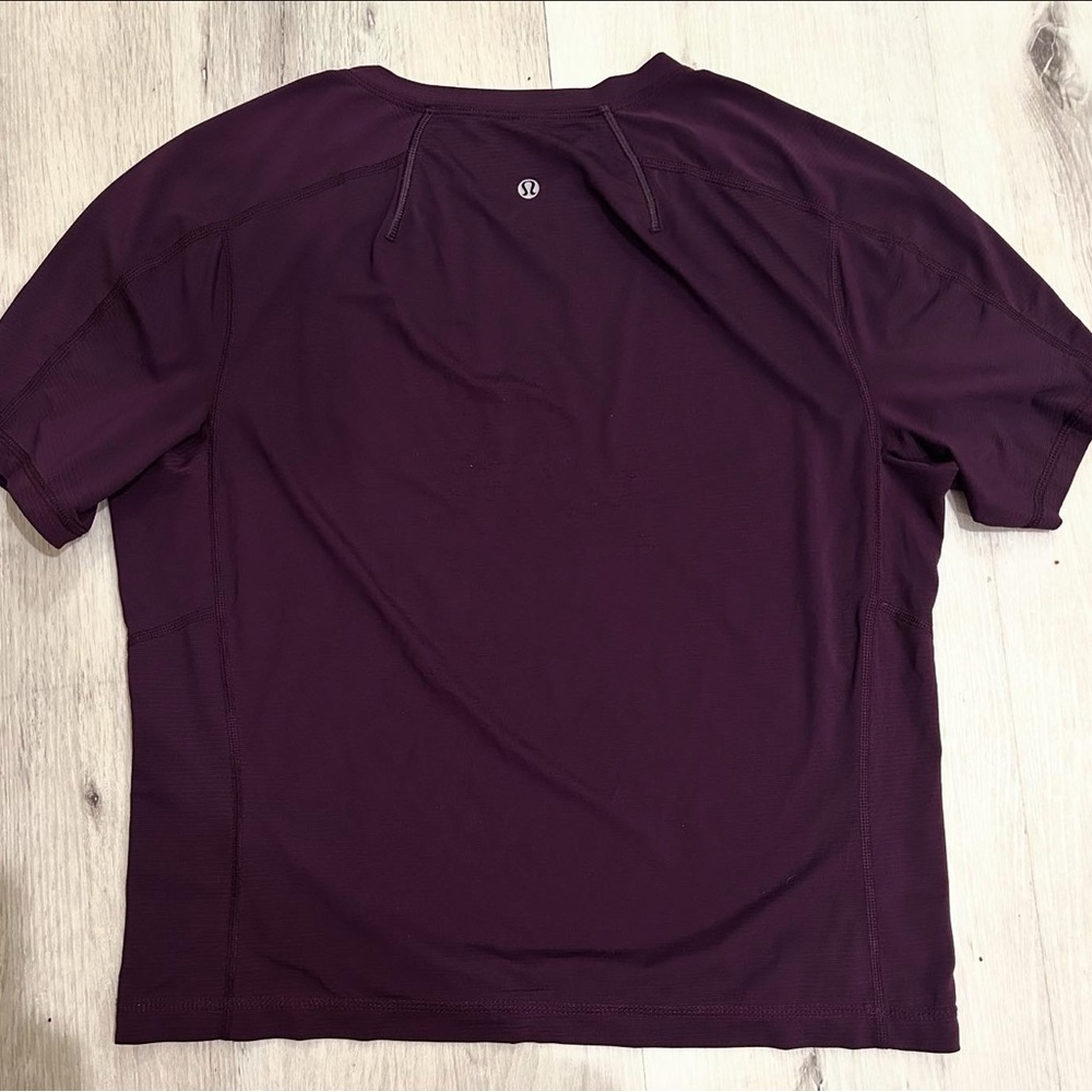 Lululemon Purple Short Sleeve Tee
